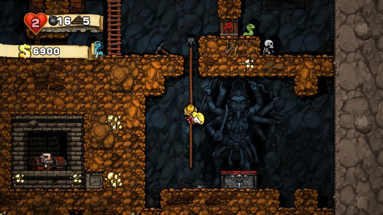 Spelunky screenshot 2 from its Steam page