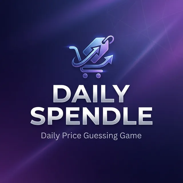 The Daily Spendle title card with a shopping cart and price tag logo