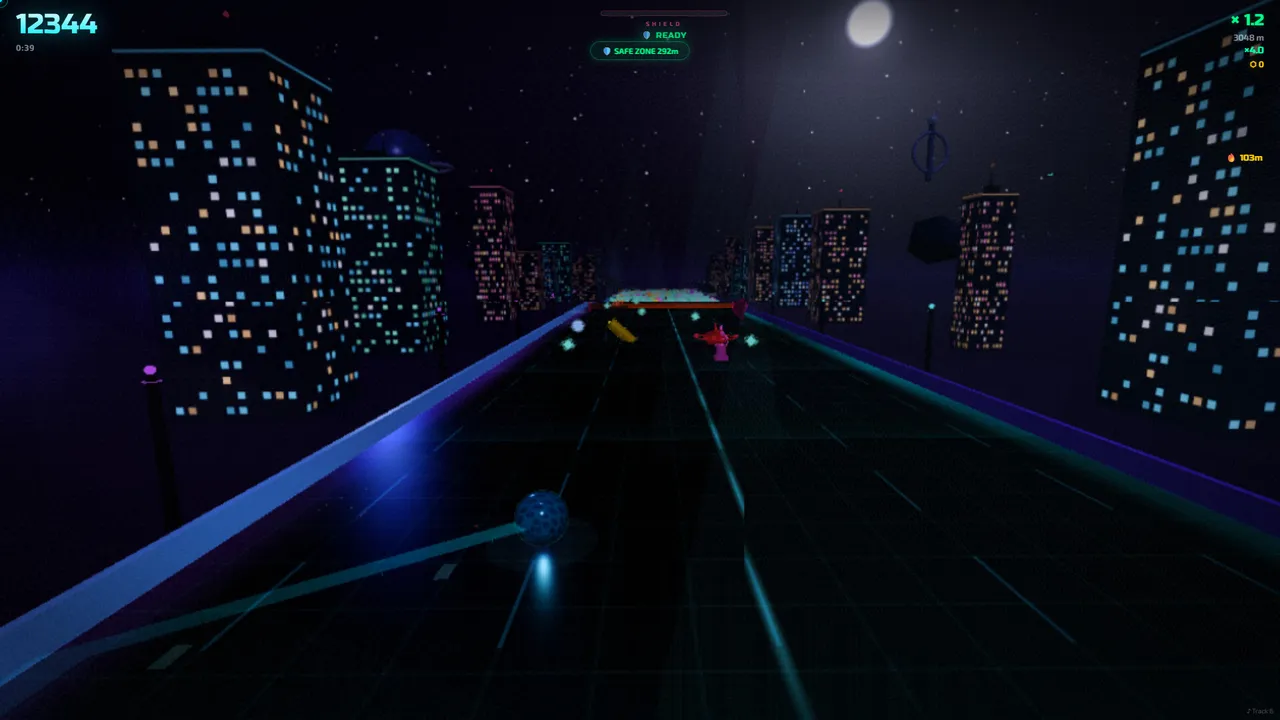 SPHERE ROLLER screenshot of obstacles in one of the biomes