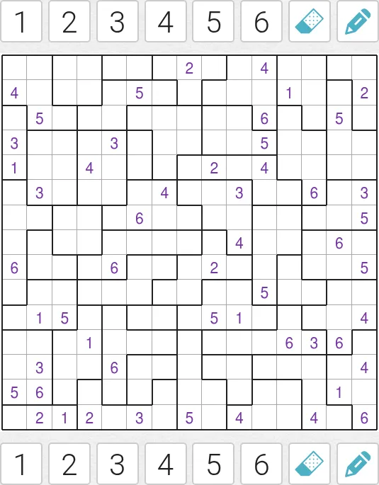 The Mixed Suguru on PuzzleMadness for 28 October 2026, a separate 15x15 grid with regions of up to six squares and many given numbers