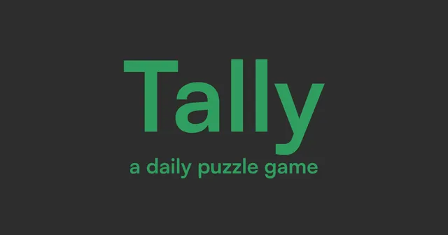 The Tally card: a daily puzzle game