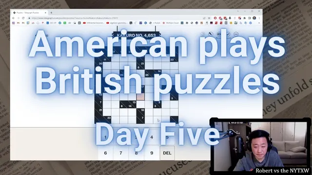 Telegraph Kakuro No. 4,653 on the Telegraph Puzzles website, from a solver's YouTube video whose title covers part of the grid