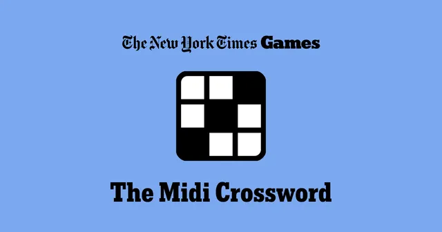 The Midi Crossword share image from NYT Games