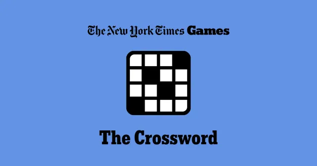 The Crossword icon under The New York Times Games logo