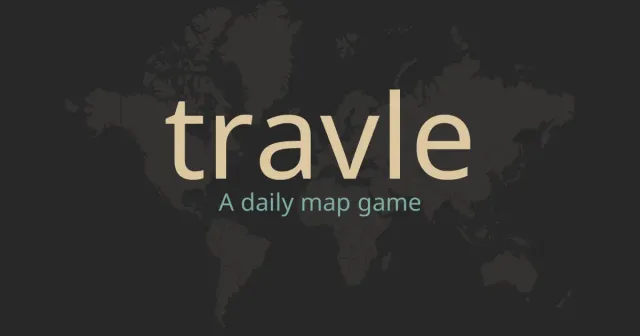 Travle preview showing a route of countries on a map