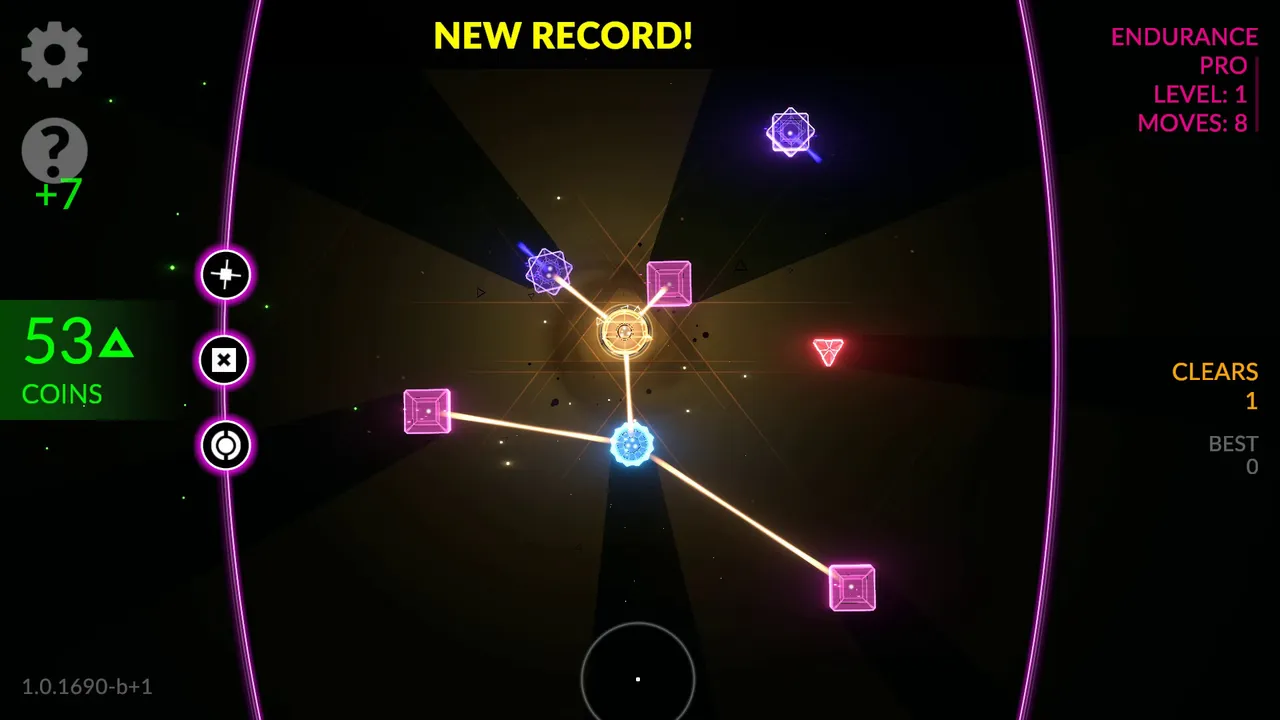 Triversal screenshot of a puzzle board