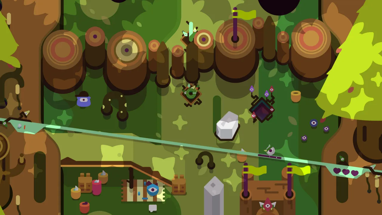TumbleSeed: a seed balanced on a vine climbing a mountain path