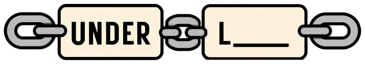 The Underline logo: two chained tiles reading UNDER and L____