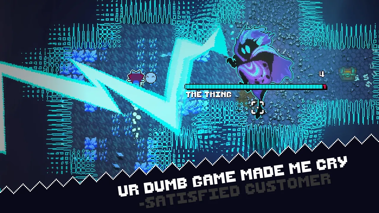 Wally and the FANTASTIC PREDATORS screenshot of pixel-art action