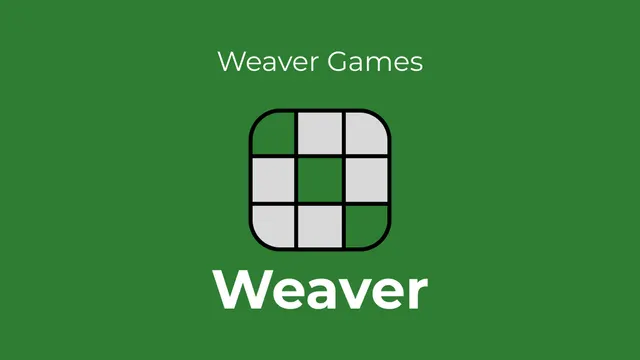 The Weaver logo, a three by three grid with green squares on the diagonal