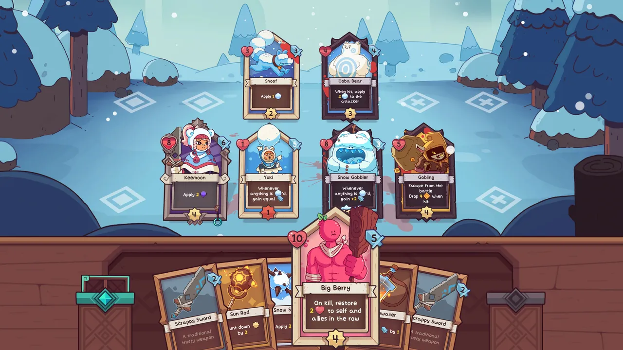 Wildfrost screenshot 1 from its Steam page